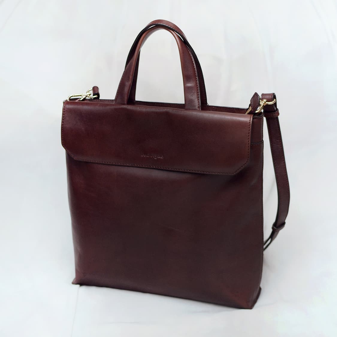 몽삭 (Monsac) 이태리 베지터블 뷰테로 레더 플랩 메신저백 상품이미지1