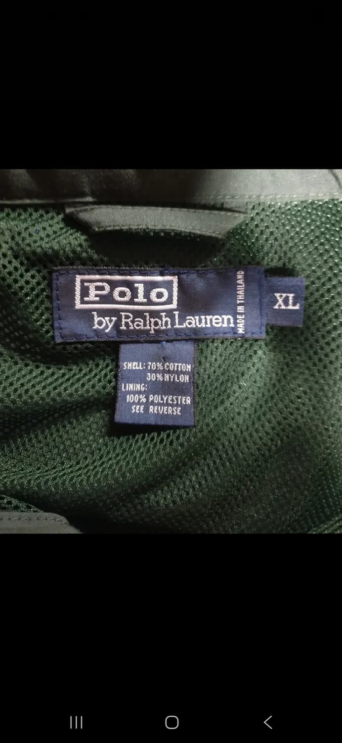 폴로랄프로렌 그린 바라쿠타 남성자켓. 싸이즈 110 상품이미지8