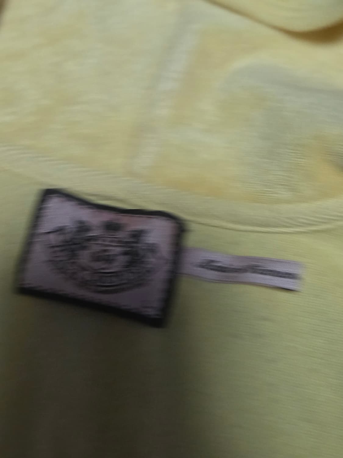 주시꾸뛰르 벨벳 테리 연노랑 후드집업 희귀져지 y2k  상품이미지4