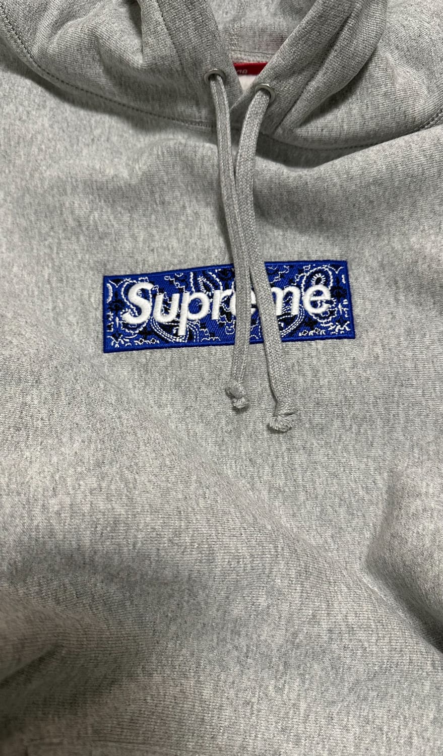 [L]슈프림 반다나 후드 그레이 상품이미지7