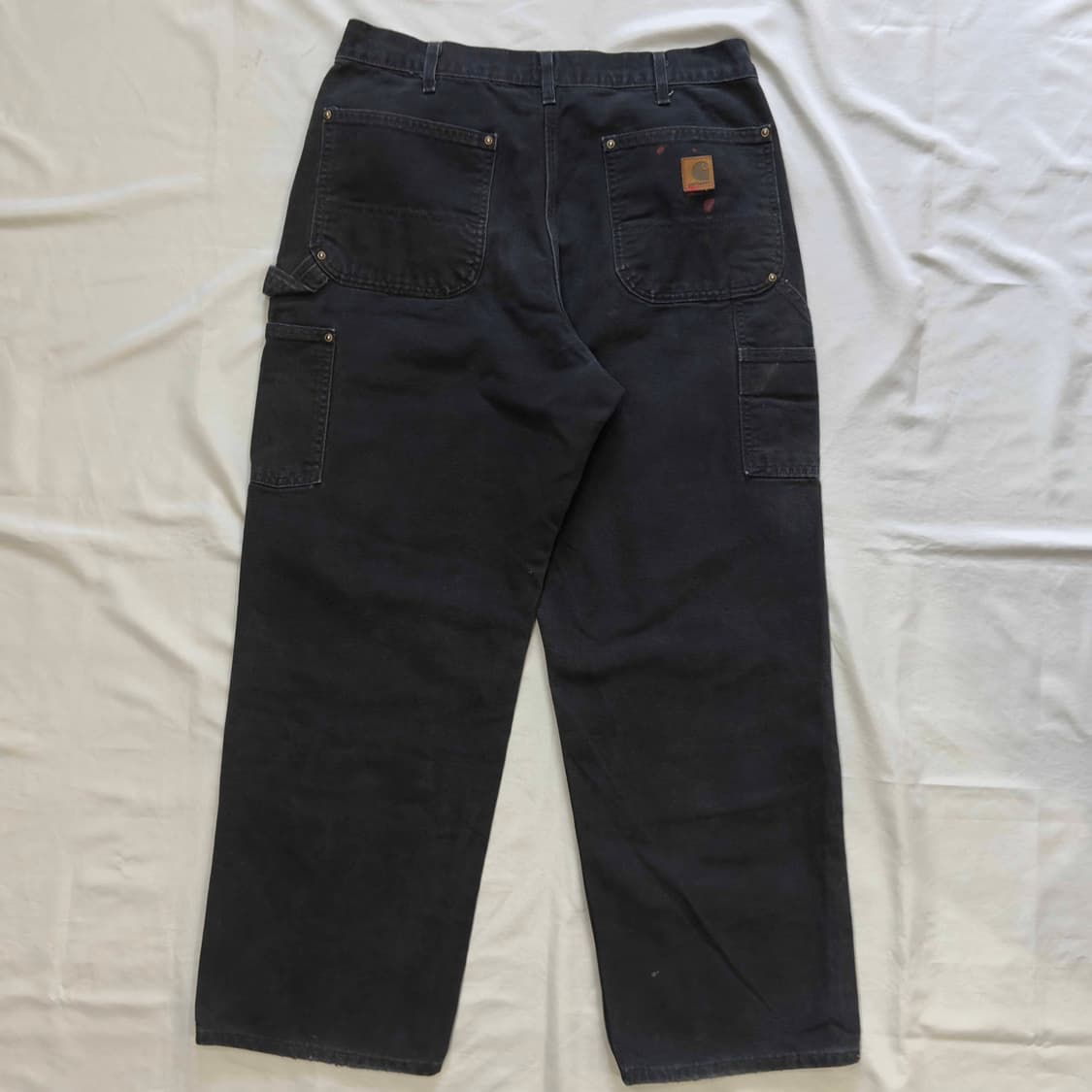 00s 칼하트 더블니 워크팬츠 B01 BLK 34X30 상품이미지6