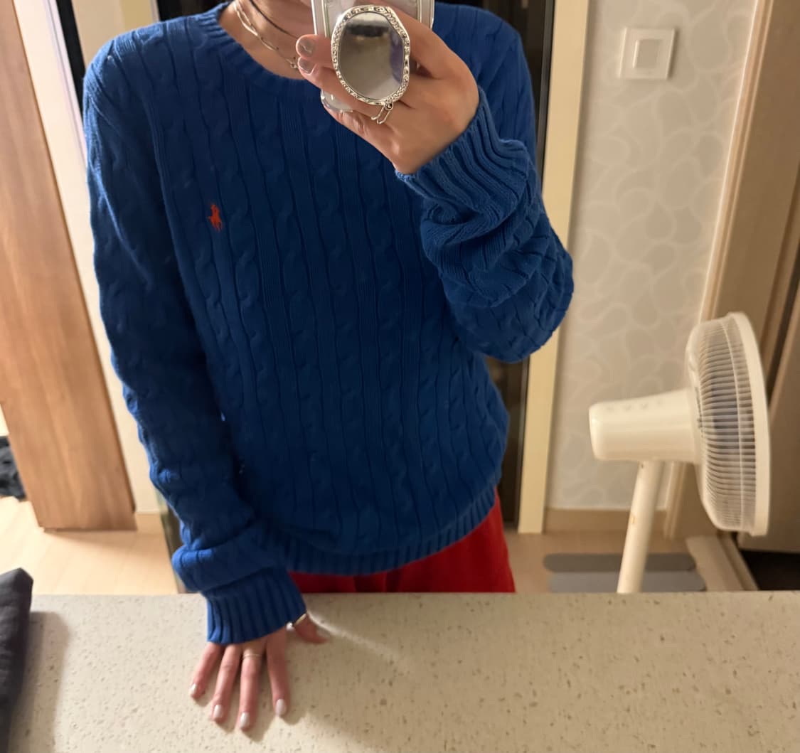 폴로 블루니트 남녀공용95 상품이미지7