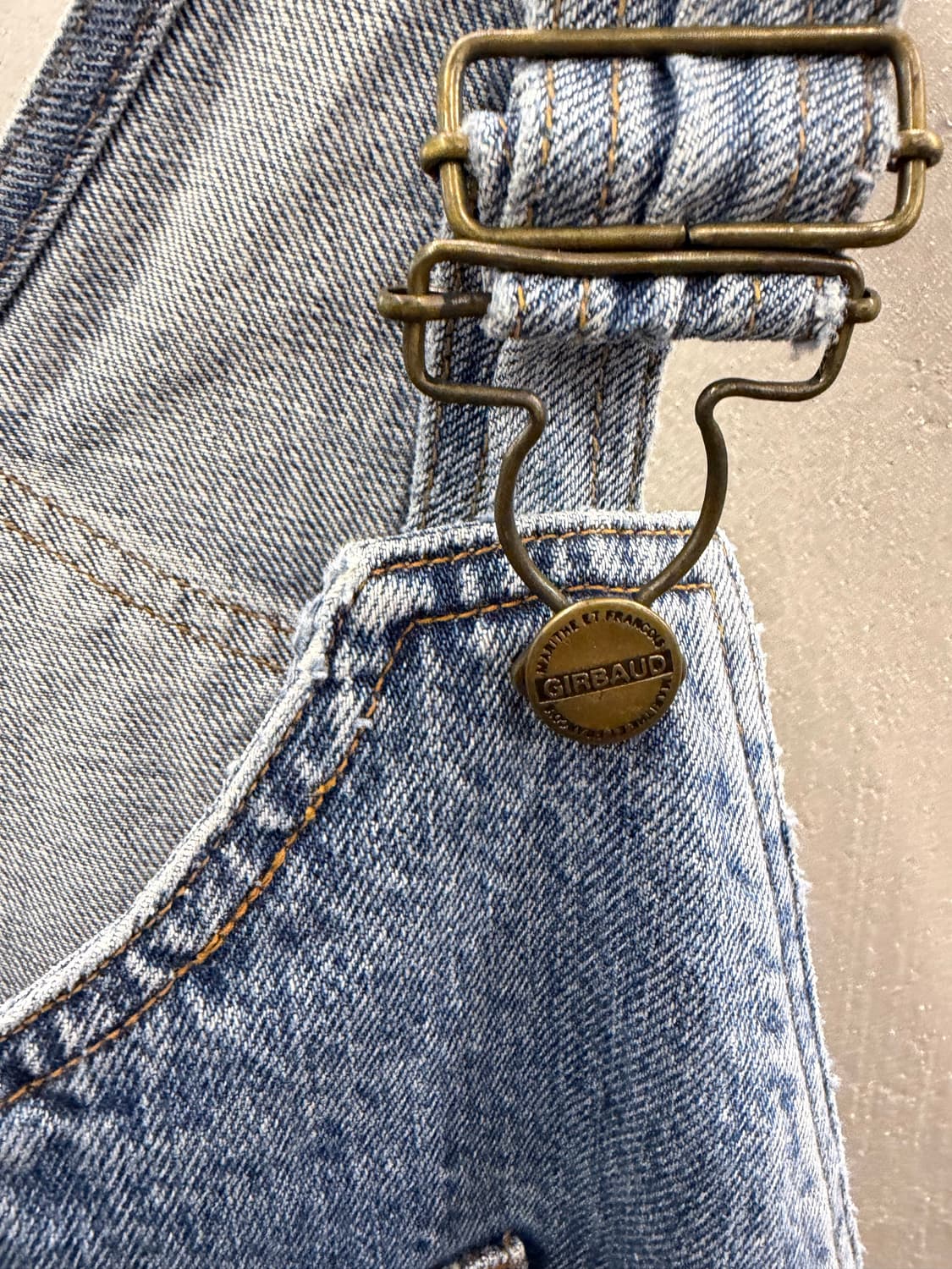 90s 마리떼프랑소와저버 데님 오버롤 상품이미지6