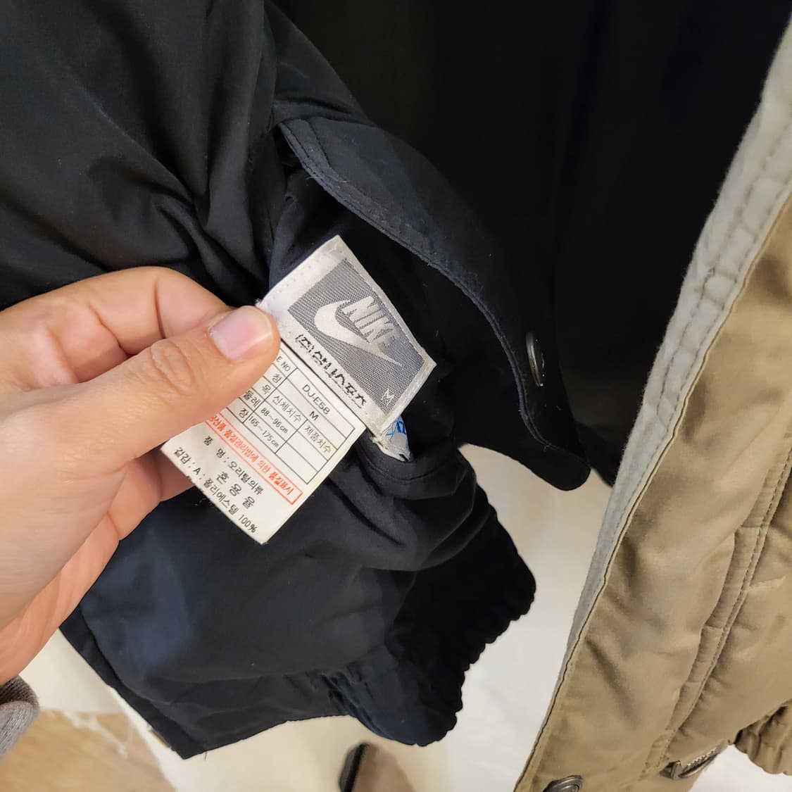 나이키 삼나스포츠 리버시블 패딩 다운 점퍼 양면 상품이미지5