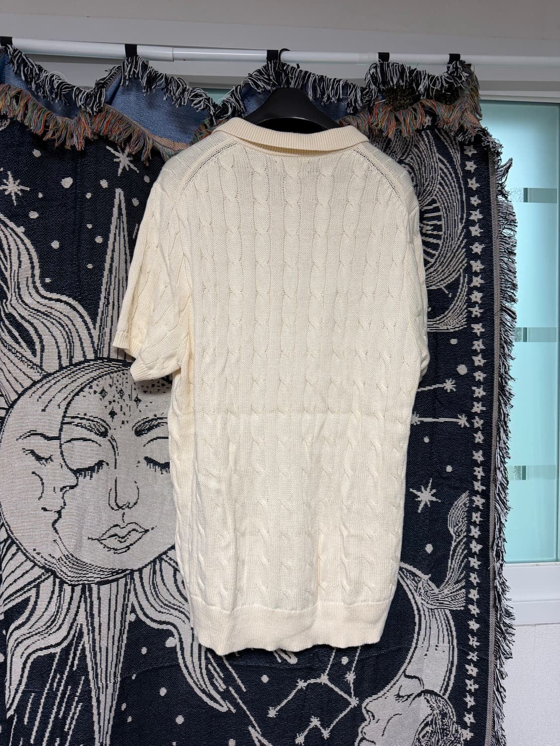 폴로 케이블 반팔니트 XL 상품이미지3