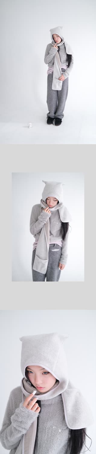 샵페어리 후드 머플러 상품이미지1