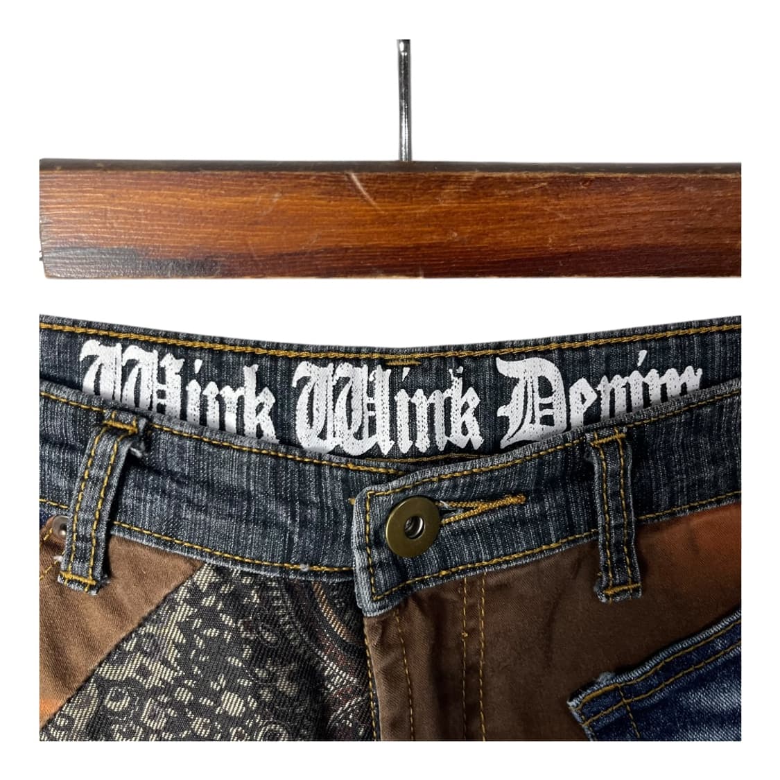 [JPN] 재팬 빈티지 리워크 판넬 부츠컷 데님팬츠 상품이미지5