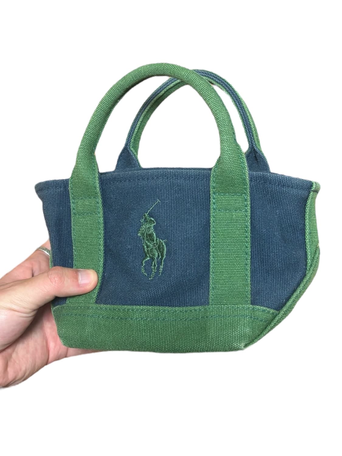 폴로 랄프로렌 캔버스 미니백 토트백 상품이미지5