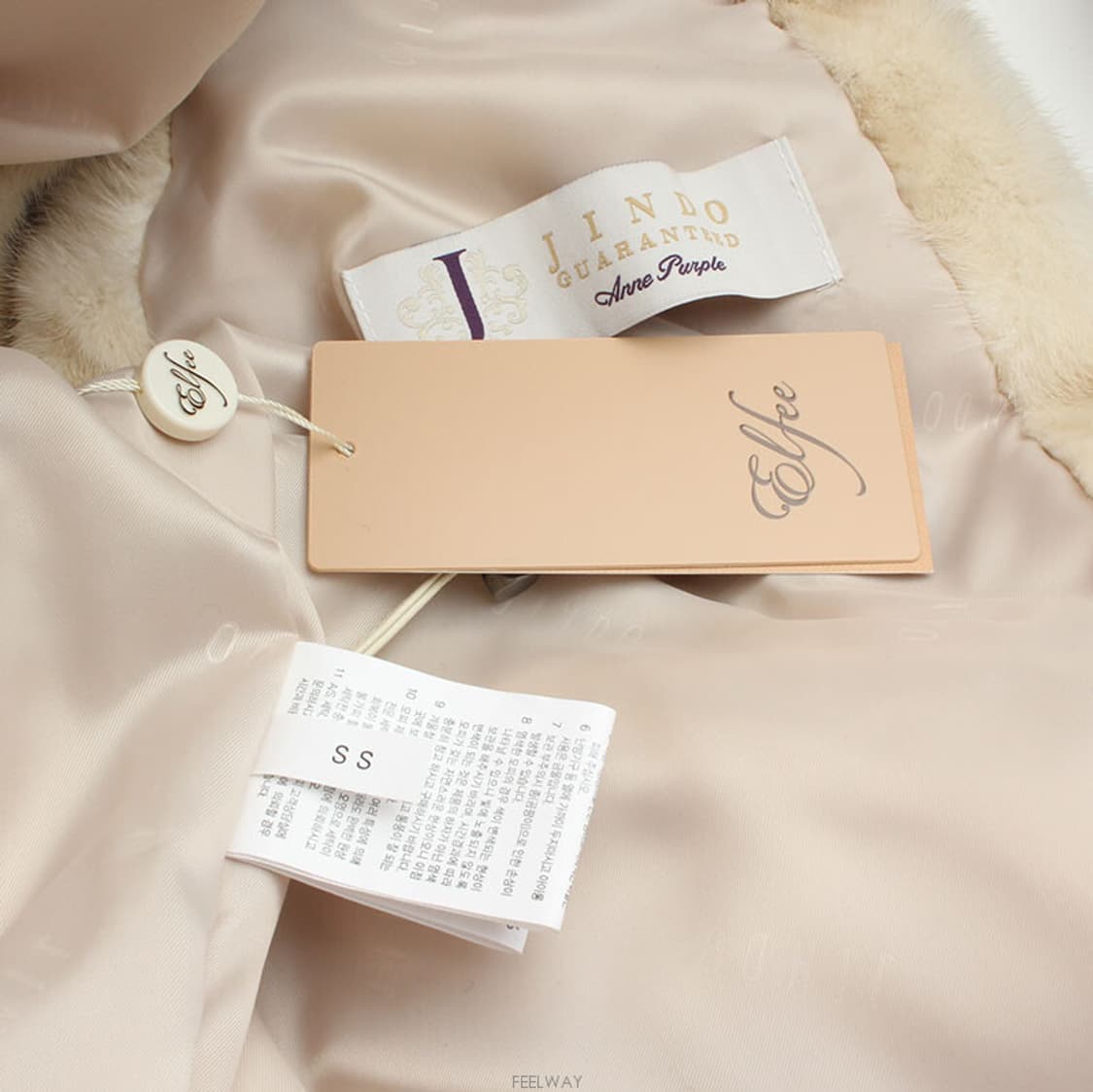 진도 엘페 베이지 밍크 퍼 베스트 55 상품이미지3