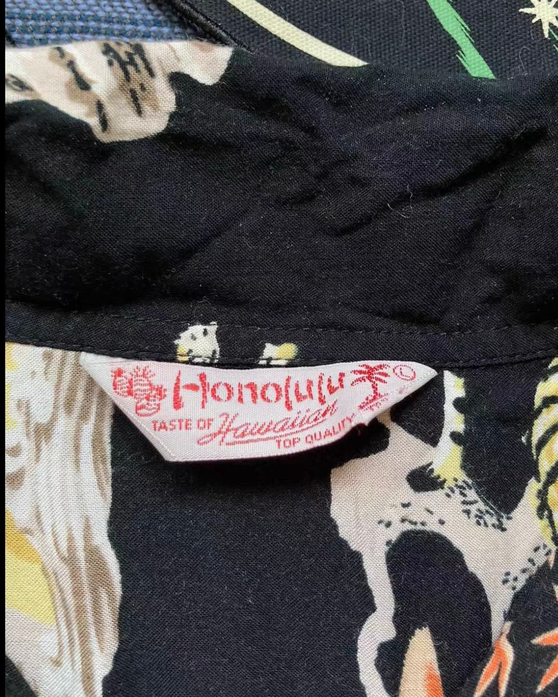  [Vintage] Honolulu Hawaii 타이거 패턴 셔츠 상품이미지3