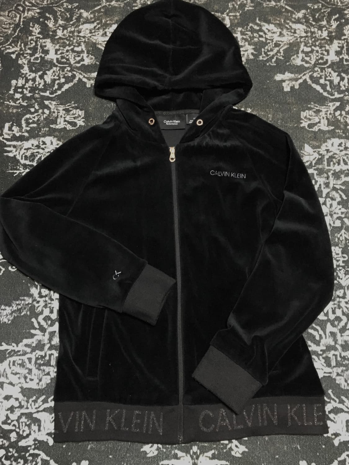 Calvin Klein Velvet Zip-Up L 상품이미지2