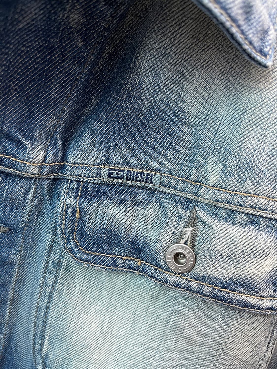 100) 디젤 00s 워싱 데님자켓  상품이미지5