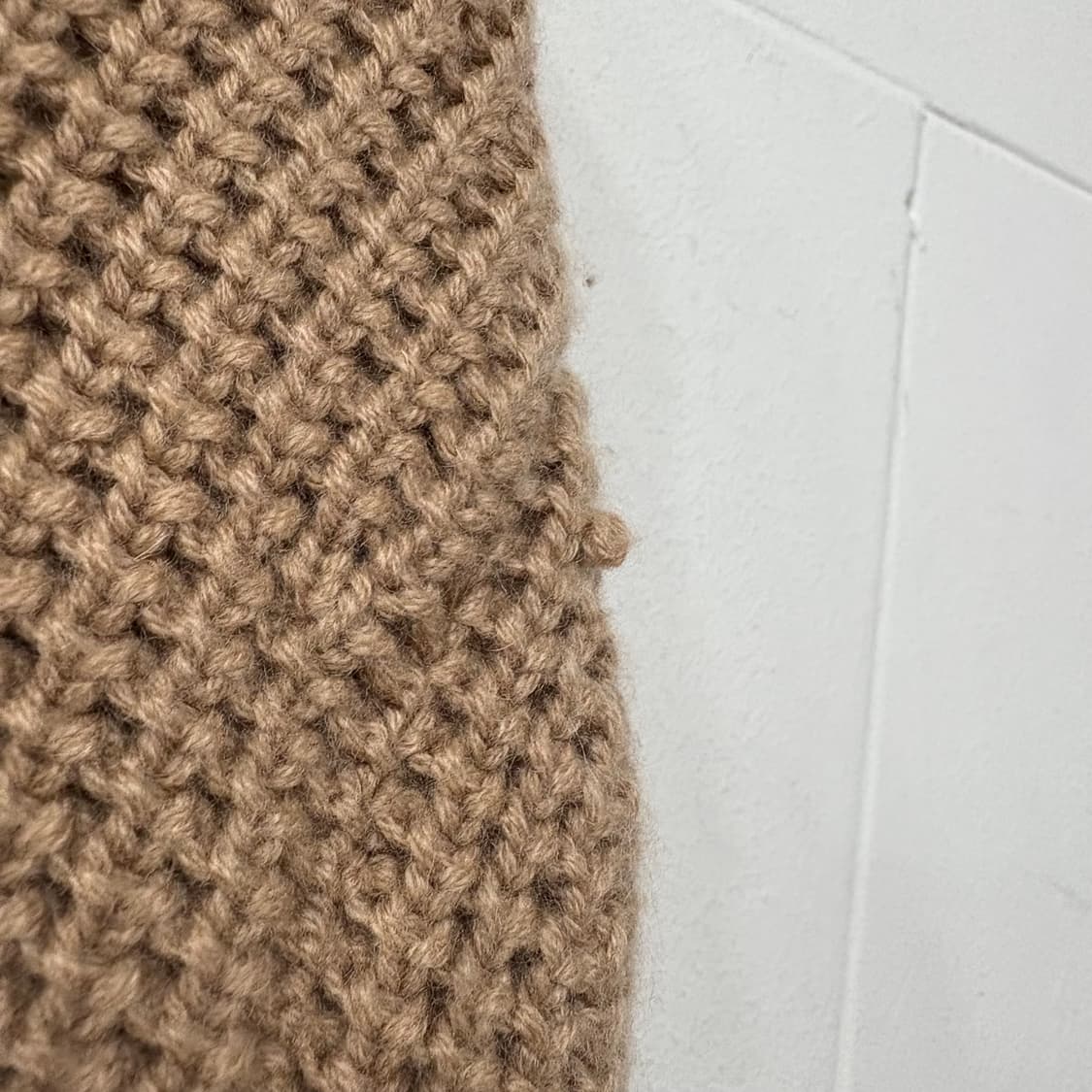 에르메질도제냐 와플 캐시미어 니트 후드집업 상품이미지4