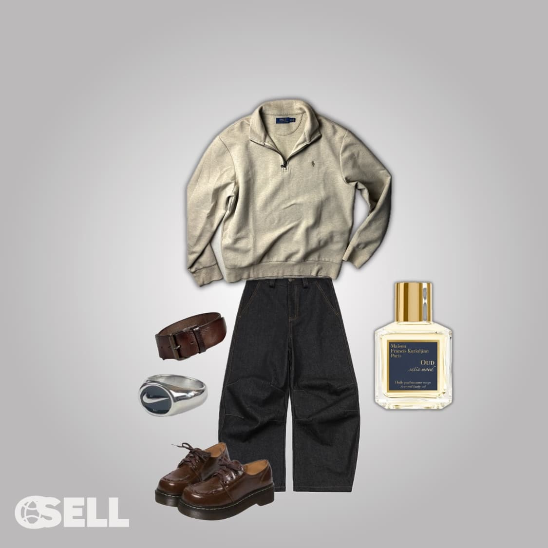 폴로 브라운 반집업 상품이미지2