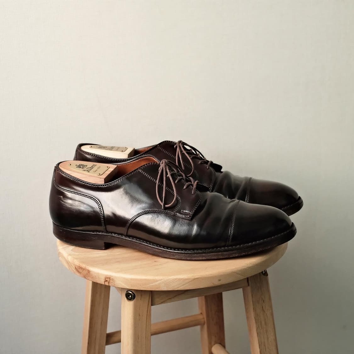 알든 2160 코도반 스트레이트팁 더비 10.5 버건디 상품이미지2