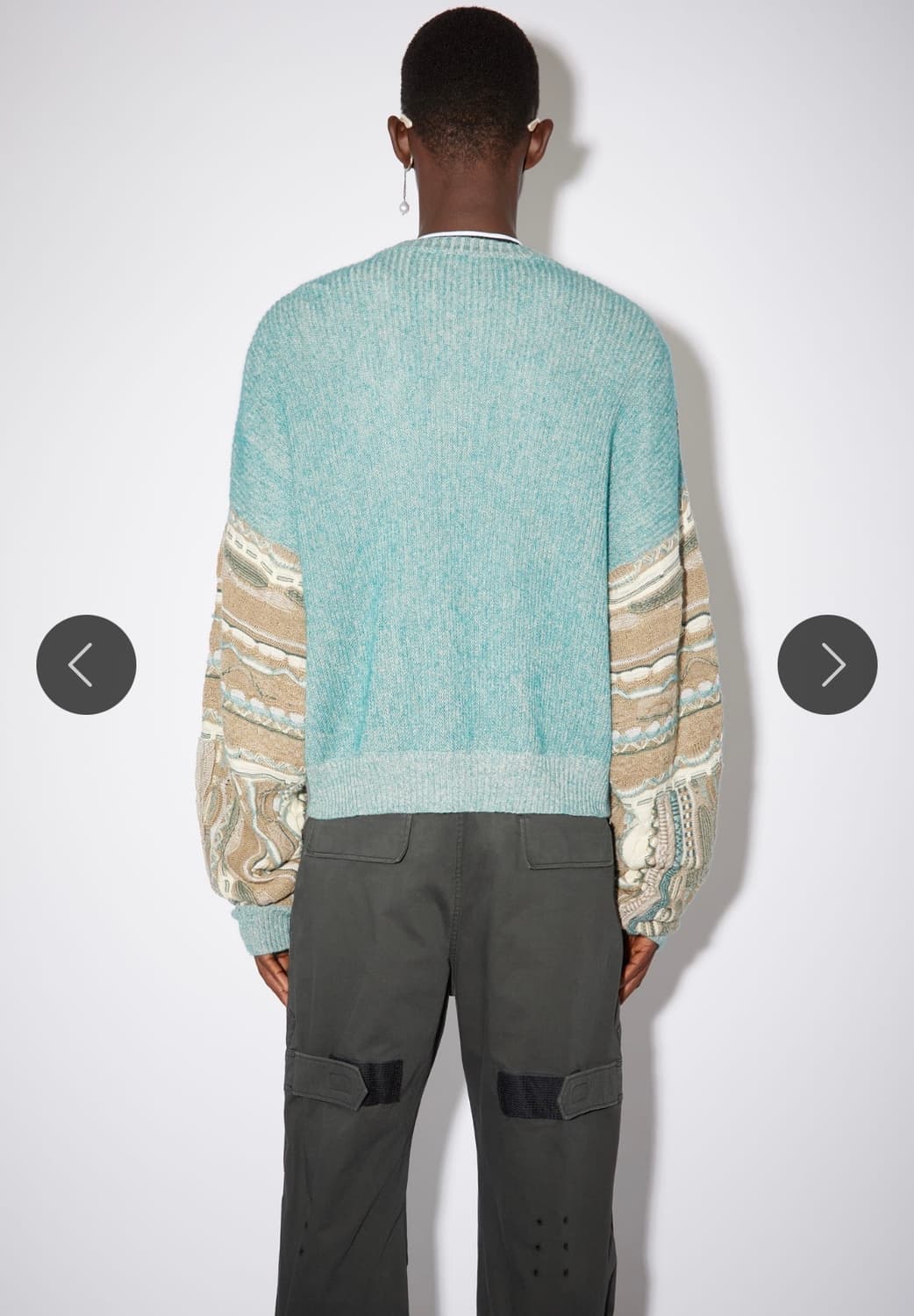 [M]아크네 스튜디오 멀티컬러 케이블 니트 fn-mn-knit000327 상품이미지9