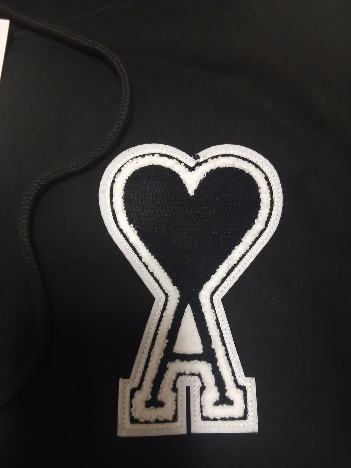 아미 블랙 후드티(기모X,새상품) 상품이미지2