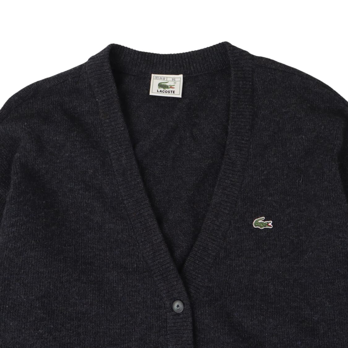 라코스테 챠콜 울 프레피 가디건 상품이미지2