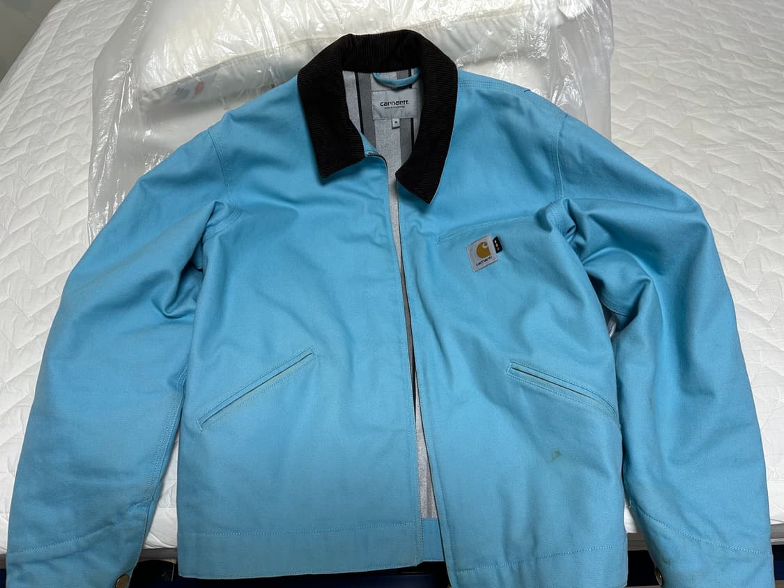 칼하트 WIP X 아이앱 스튜디오 OG 디트로이트 자켓 밀키 블루 상품이미지2