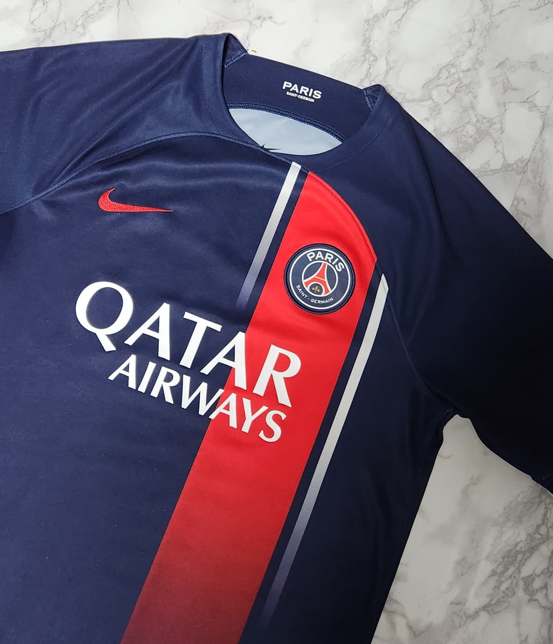 나이키 파리생제르망 홈 23-24 유니폼 반팔 노마킹 상품이미지2