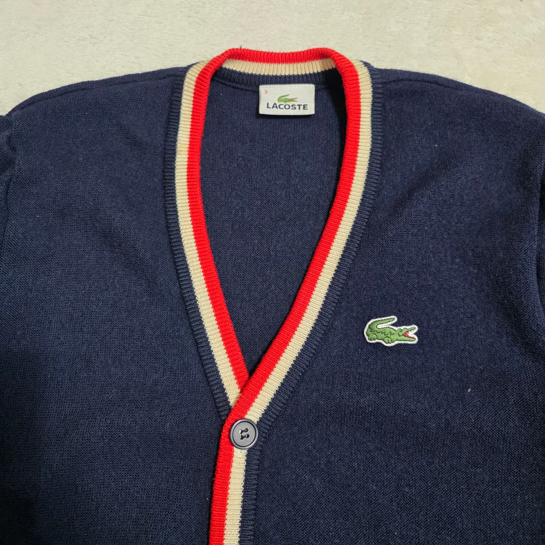 (M)여성 라코스테 빈티지 가디건 상품이미지2