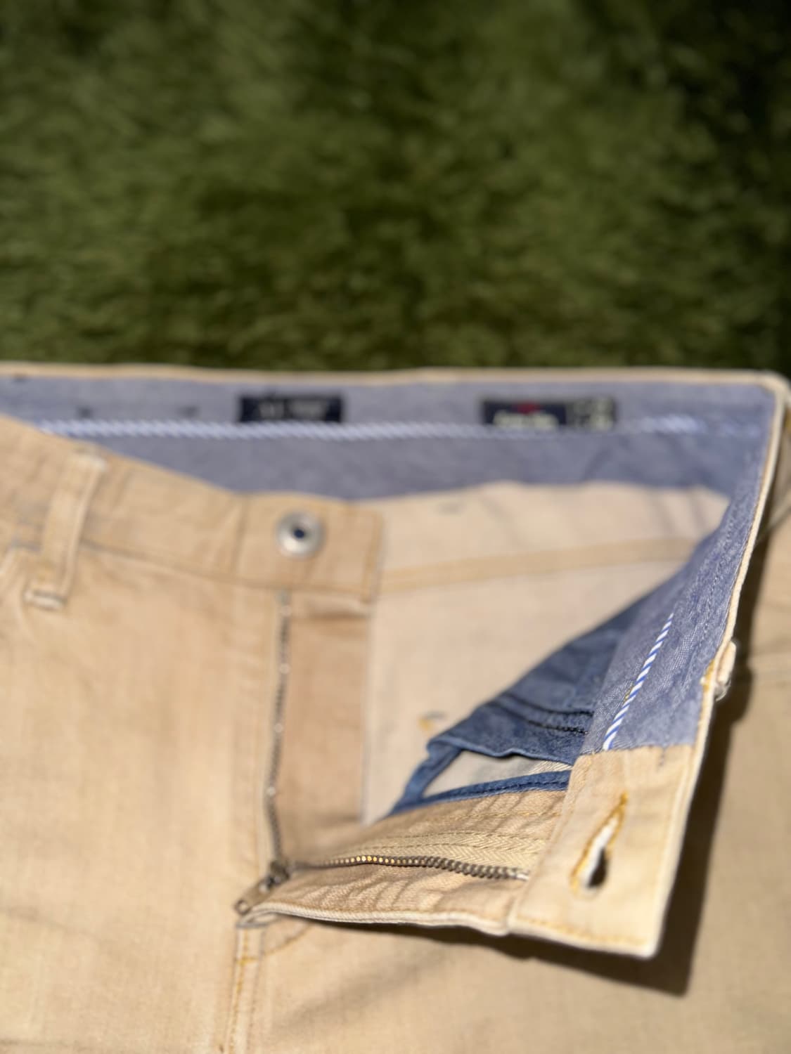 [W28/L34] ARMANI 아르마니 진스 워시드 코튼 팬츠 베이지 상품이미지3