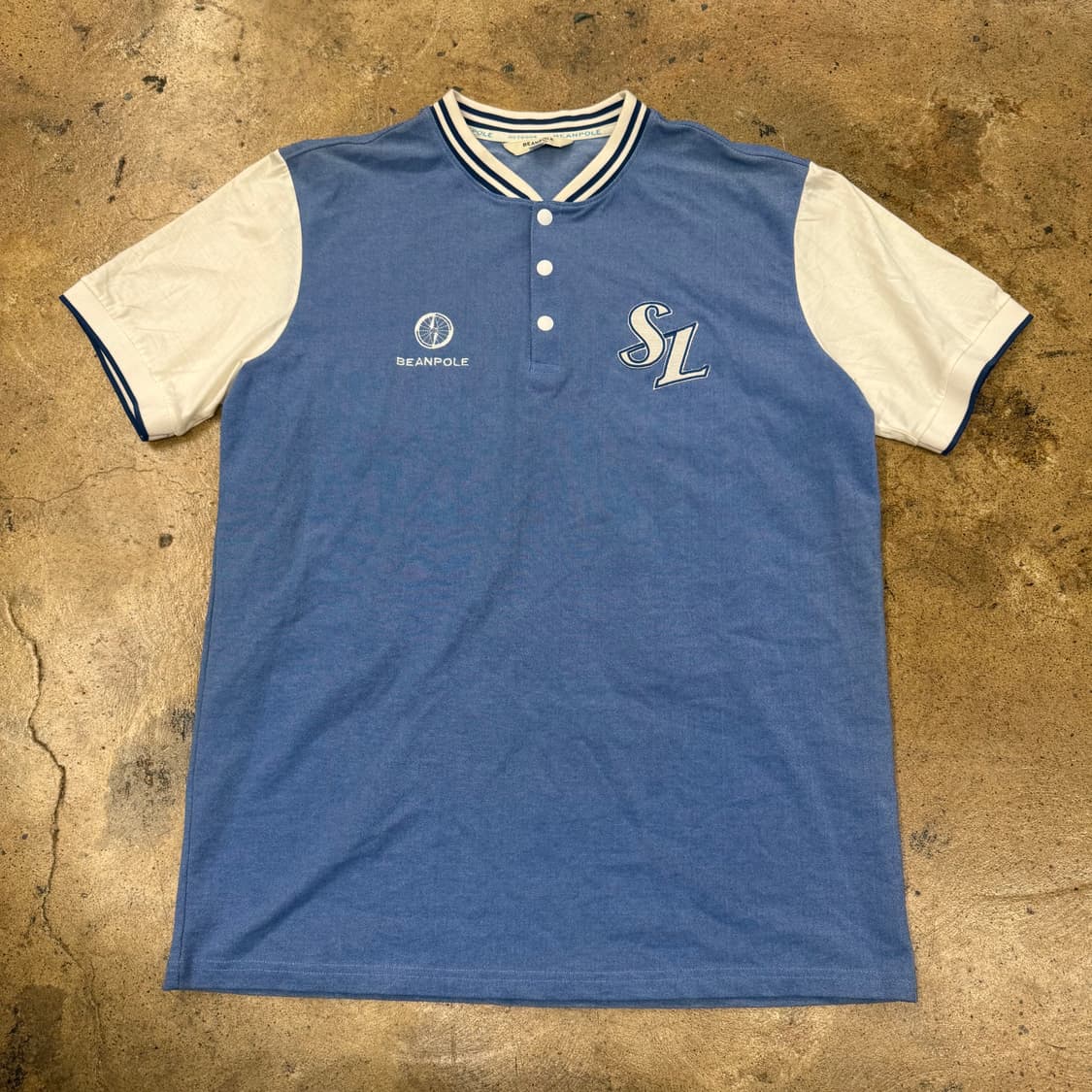 [정품/100] 빈폴 삼성라이온즈 헨리넥 반팔티셔츠 b8 상품이미지2
