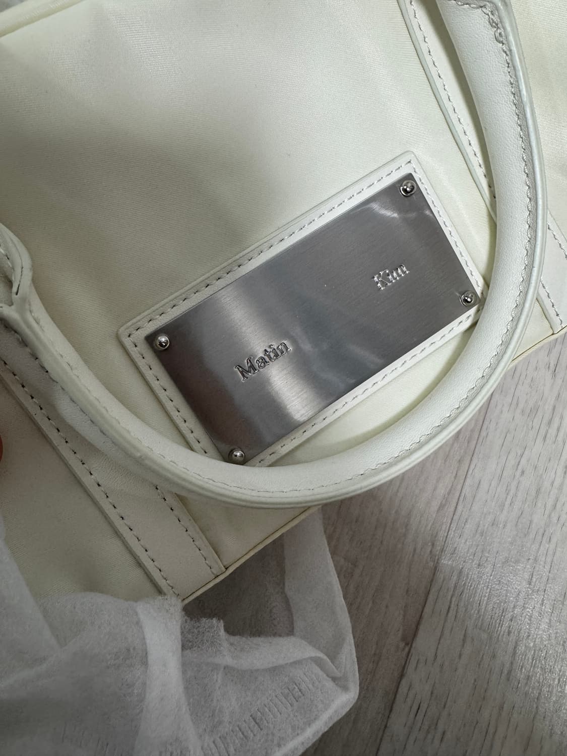 마뗑킴 베이비스포티토트백 아이보리 상품이미지10