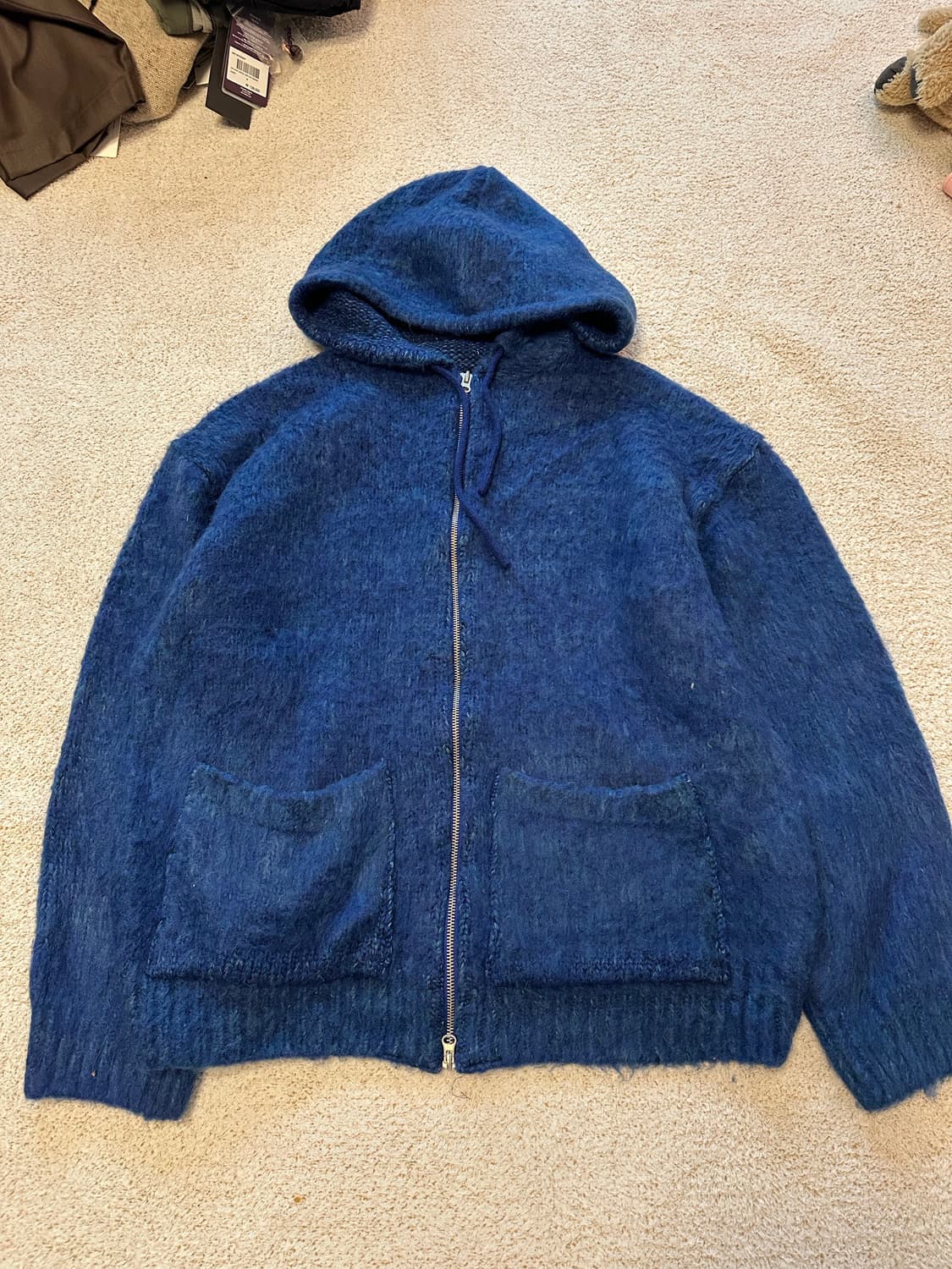 니트후드집업 상품이미지1