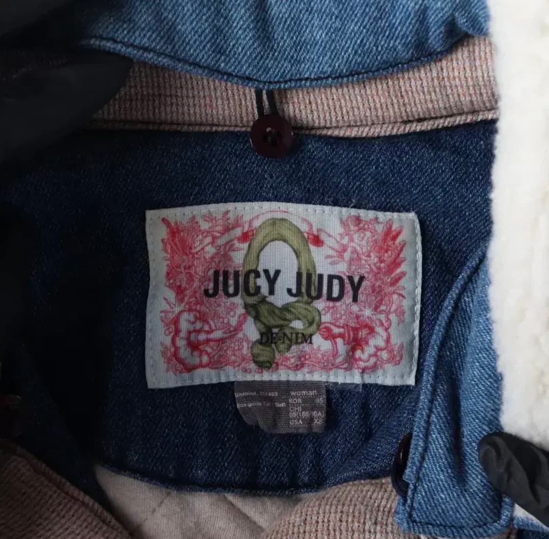 쥬시쥬디 뽀글이 데님 자켓 XS 무료배송 상품이미지5