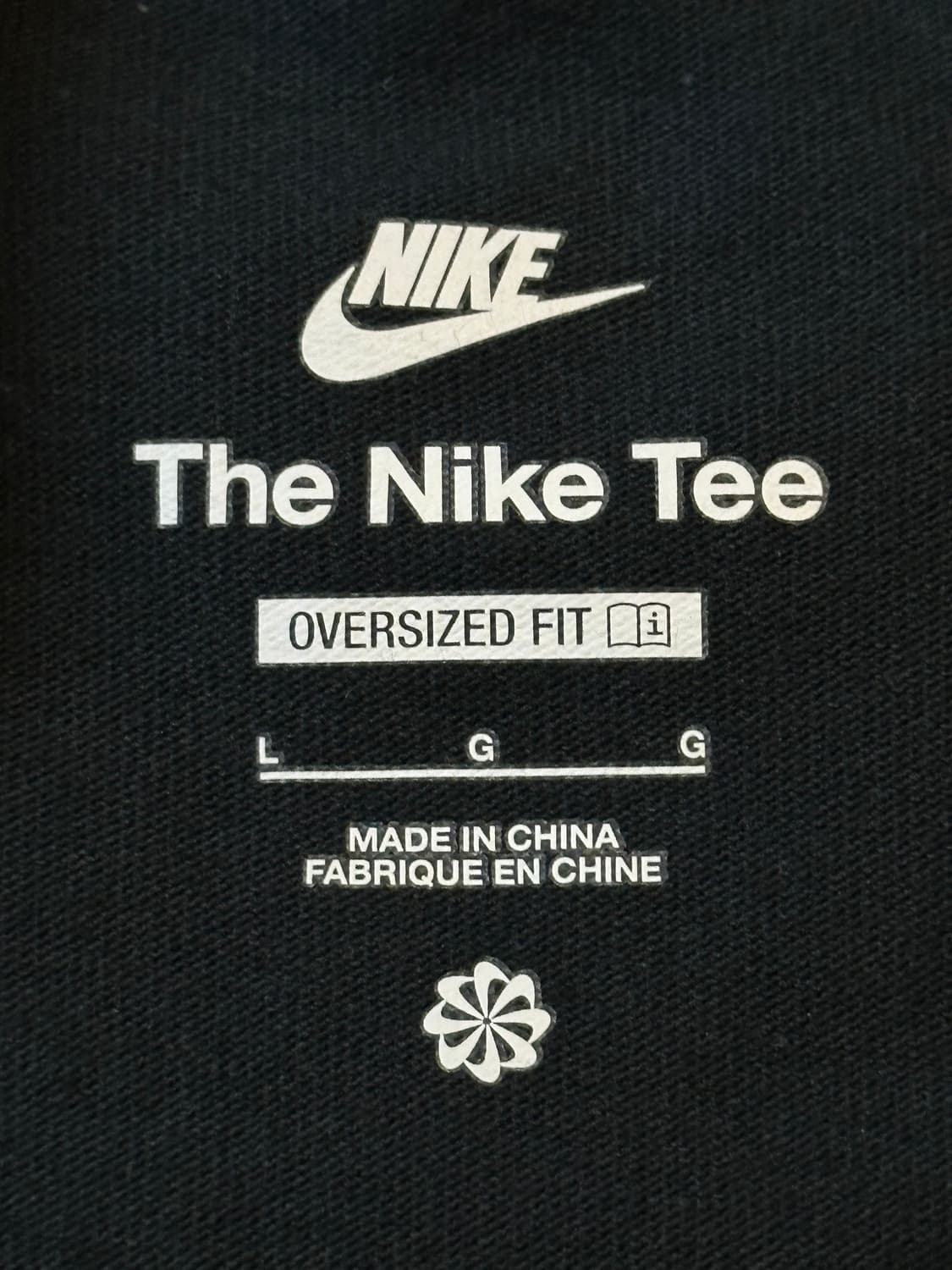 나이키 백로고 오버사이즈 롱슬리브 긴팔 블랙 상품이미지6