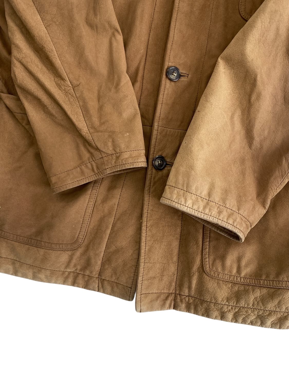 골든베어 레더 초어 하프 코트 상품이미지5