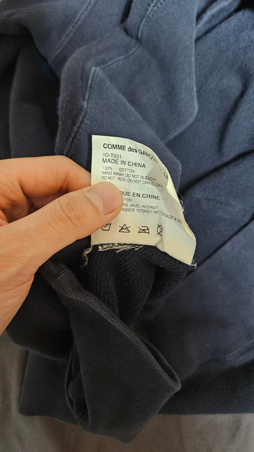 꼼데가르송 CDG 후드티 XL 상품이미지5