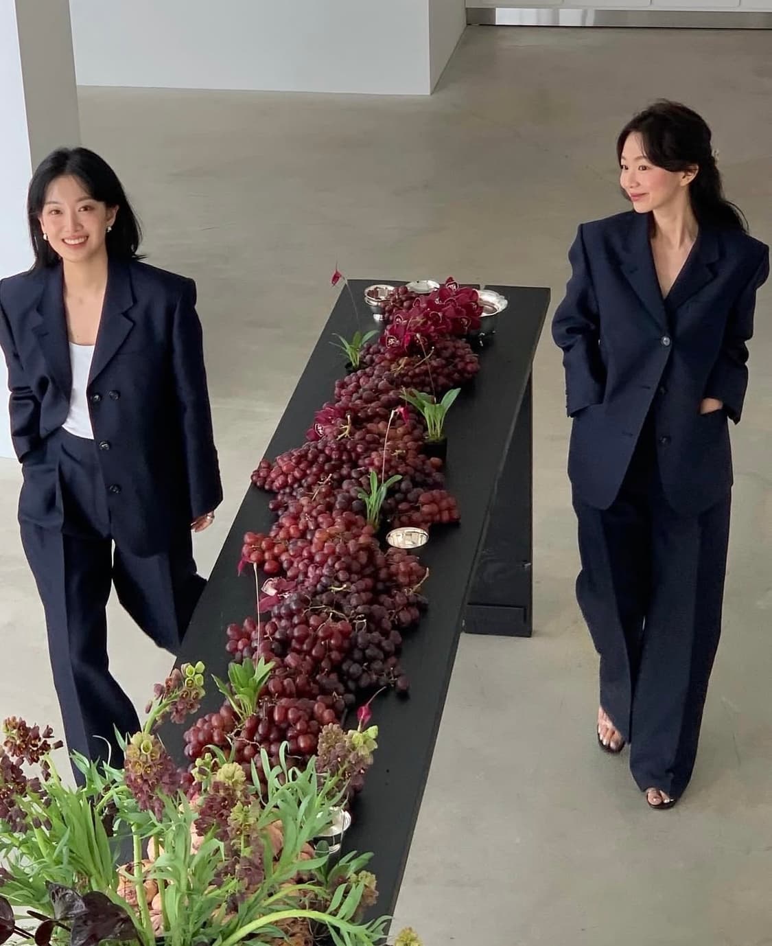 파르벵 울 실크팬츠 네이비s 상품이미지3