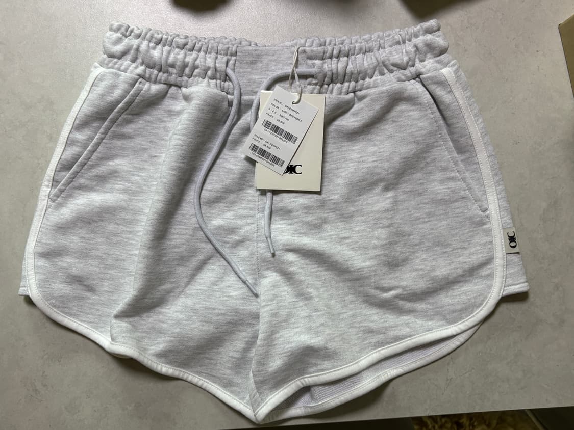 oioi 오아이오아이 컬렉션 베이직 돌핀 팬츠 그레이 상품이미지3