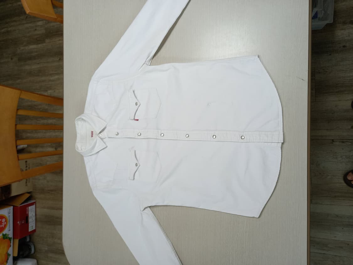 M95 리바이스 웨스턴 데님셔츠 화이트 M-21 상품이미지1