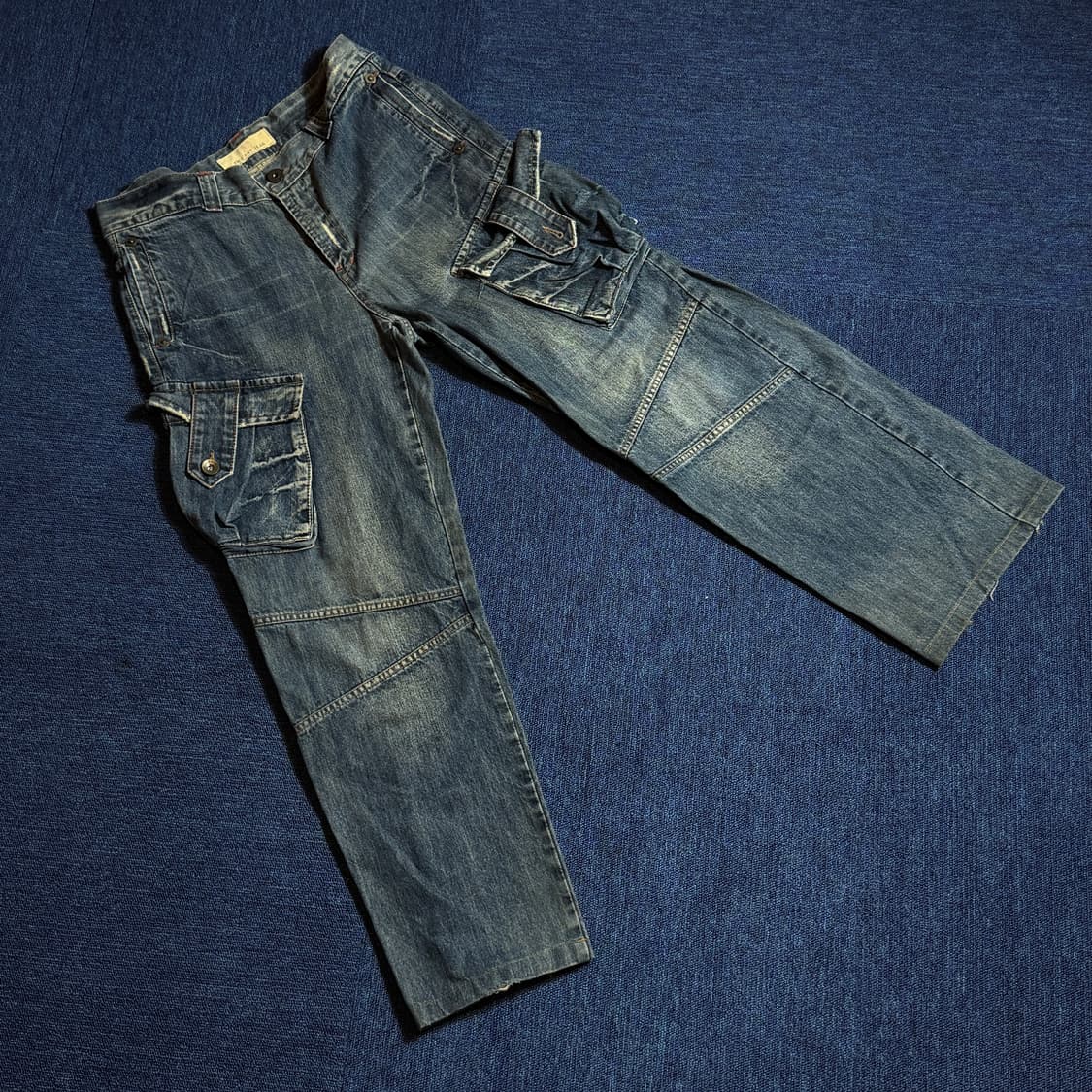 빈티지 포켓 데님팬츠 상품이미지1
