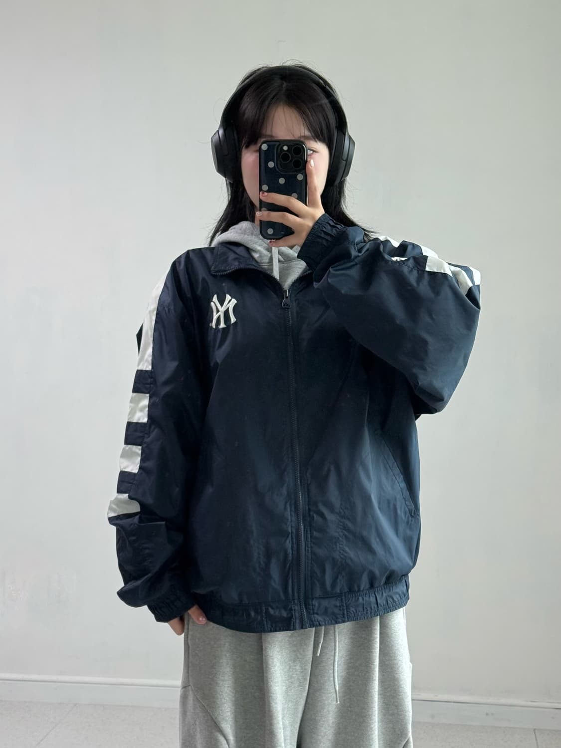 90‘s 아디다스 양키즈 바람막이 상품이미지3