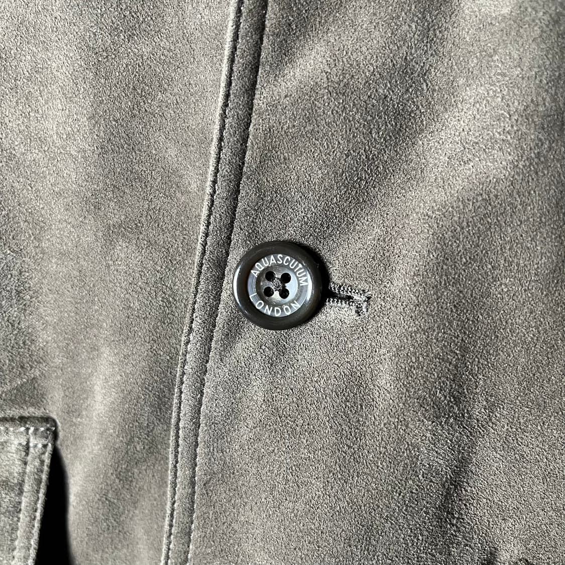 [Aquascutum] 아쿠아스큐텀 스웨이드 헤링턴자켓 상품이미지4