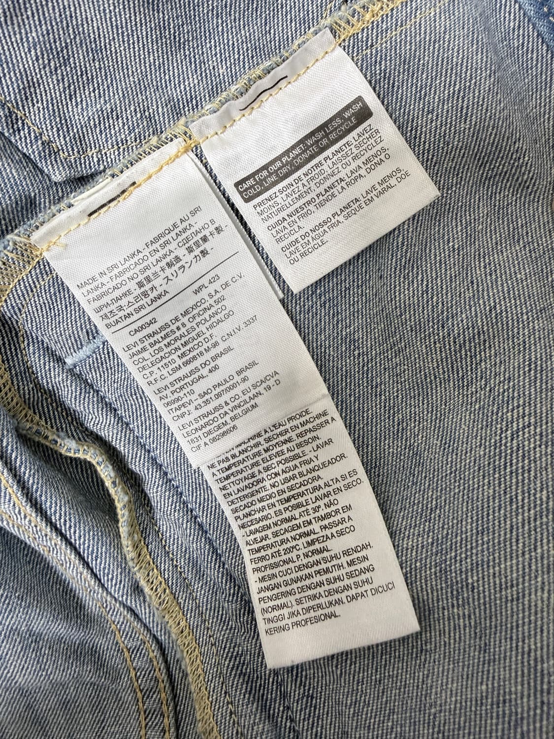 🖤 리바이스 Levi’s 연청 데님자켓 S 여성 크롭 청자켓 🖤 상품이미지7