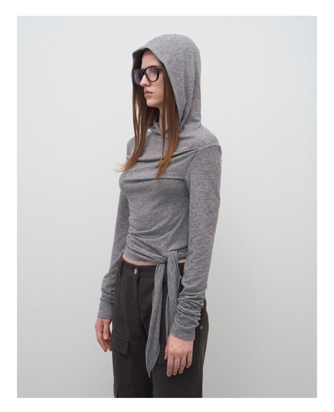 lcdc 언발런스 프릴 후디 상품이미지2