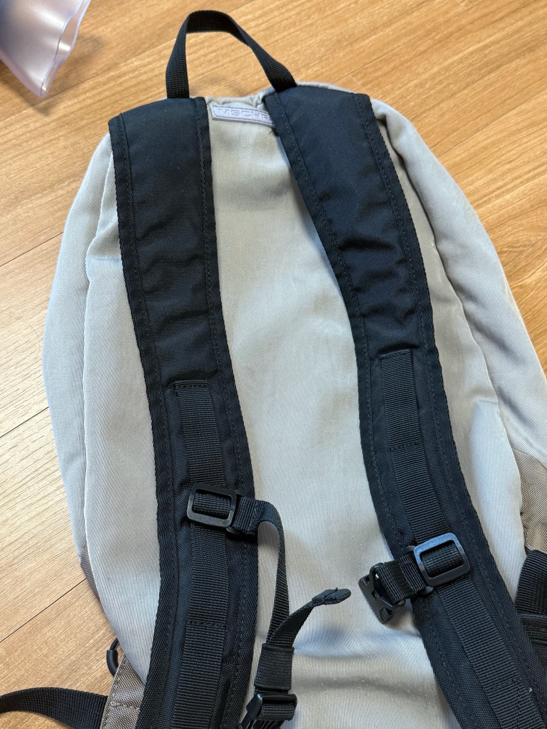 미스치프 롬버스 백팩 핑크 그레이 상품이미지5