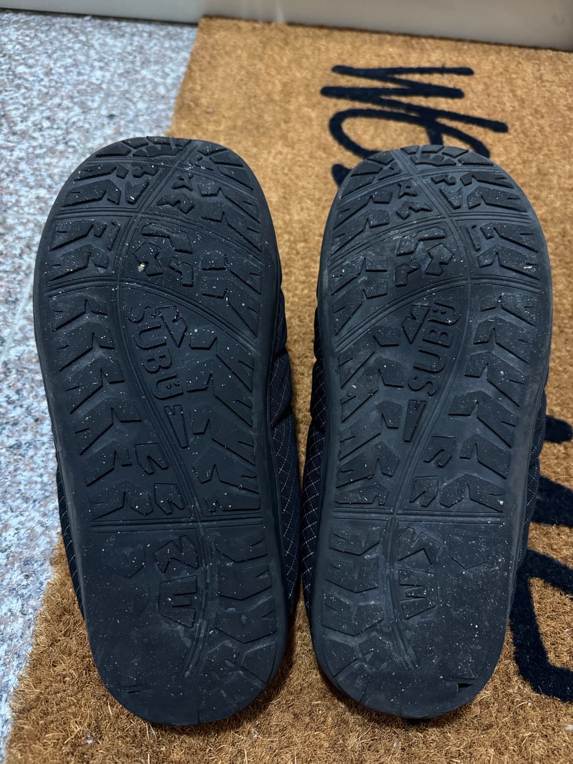 [3, 285~295] 앤드원더 스부 리플렉티브 립 퍼머넌트 샌들 블랙 상품이미지7