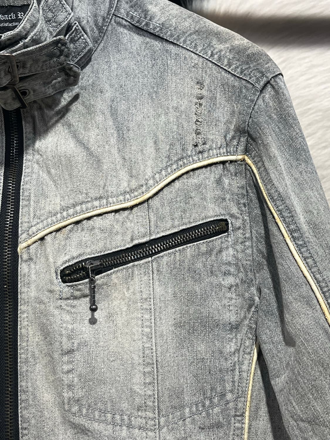 Bareback Realdress 버클 데님 자켓 상품이미지3