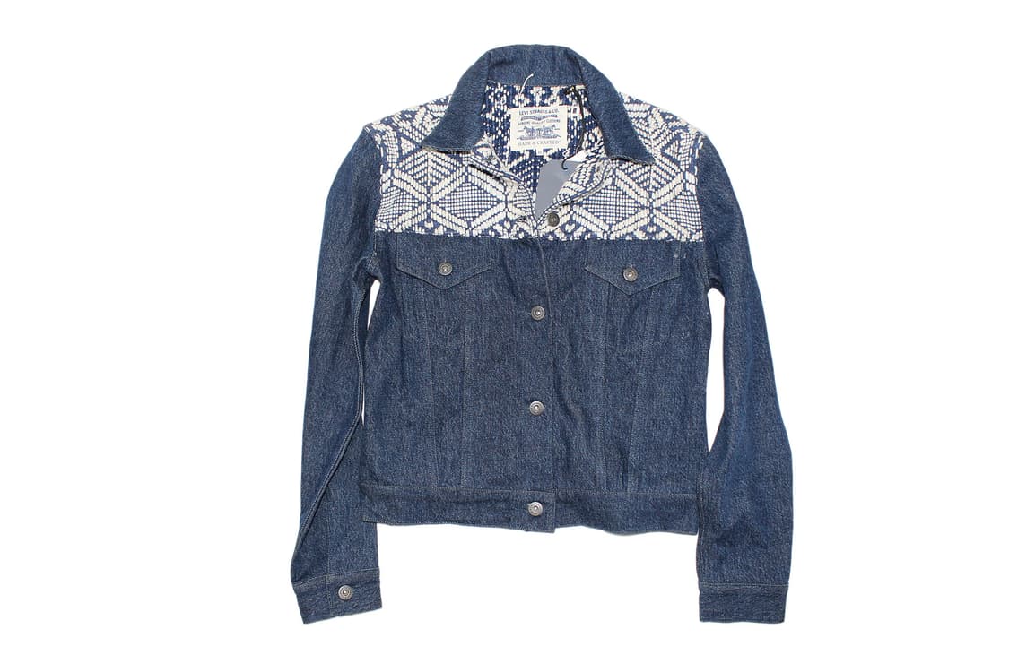 LEVI'S MADE & CRAFTED 크로셰 프린지 데님 트러커 재킷 상품이미지2