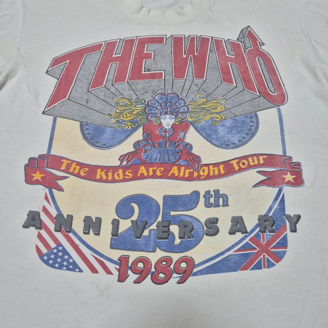 80s THE WHO 25주년 기념투어 싱글스티치 티셔츠 (L) 상품이미지2