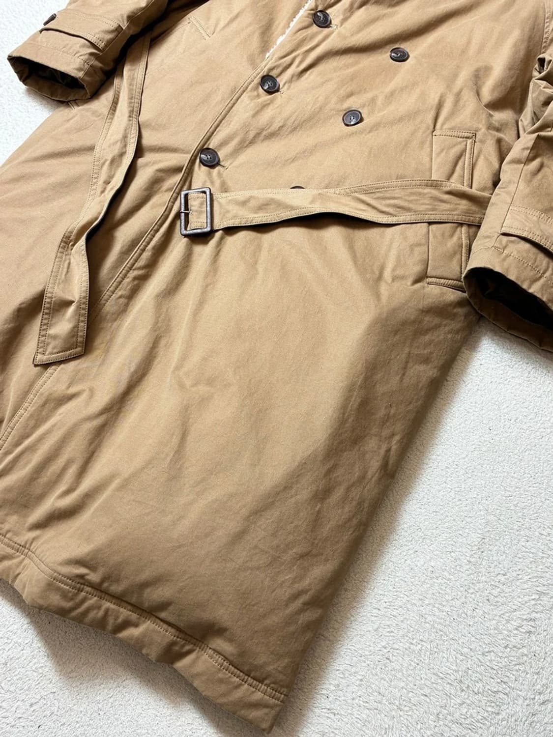 인스턴트펑크 20FW 덕다운 무스탕 롱 코트 PN7843 상품이미지5