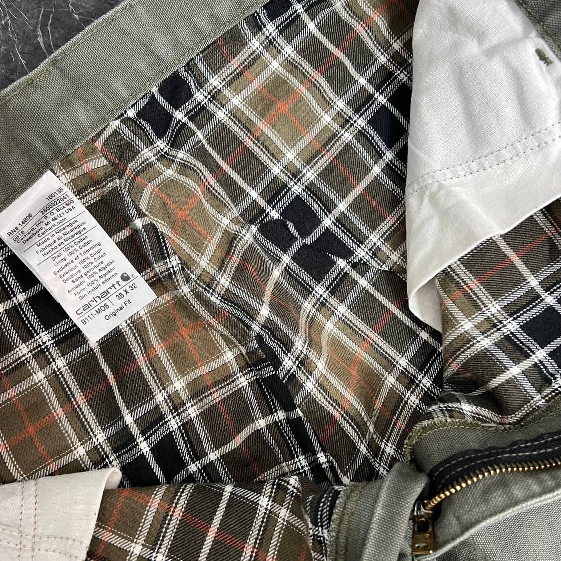 칼하트 B111-MOS 오리지널 카펜터 워크팬츠 상품이미지7