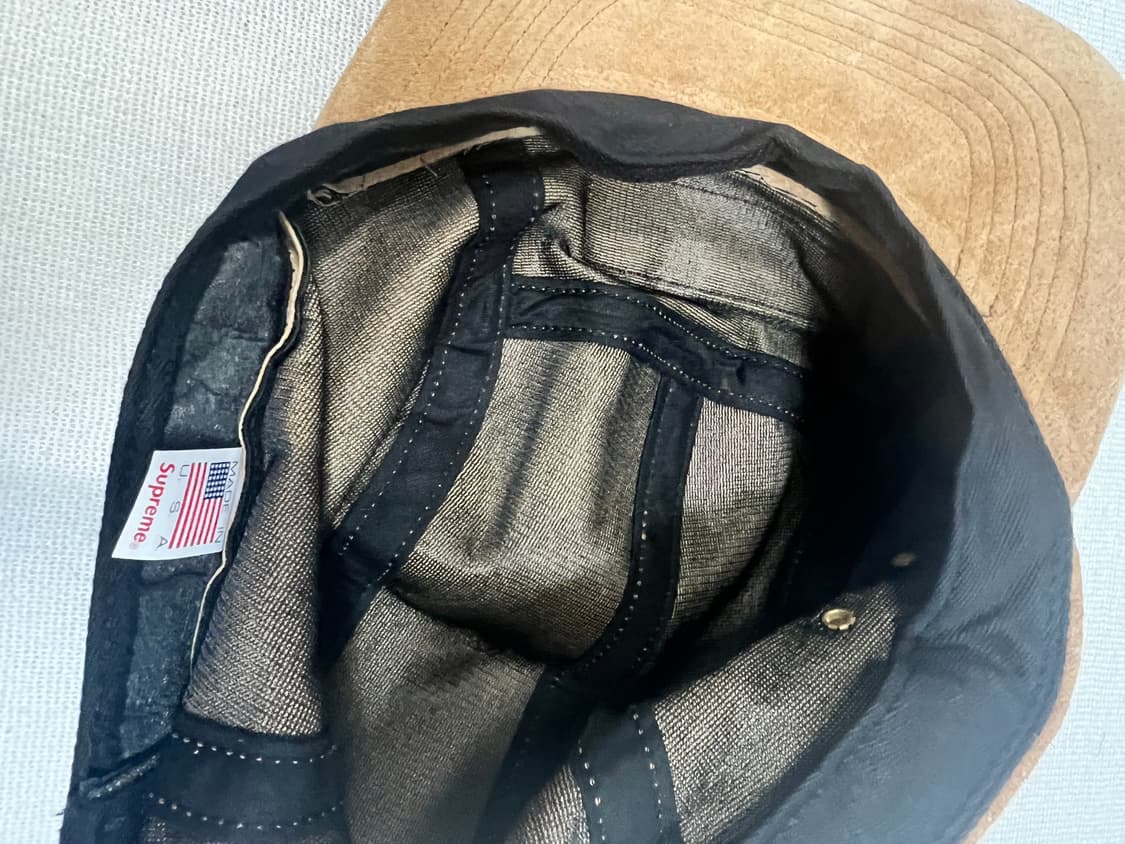 슈프림 스웨이드 캠프캡 스웨이드 17ss 상품이미지5