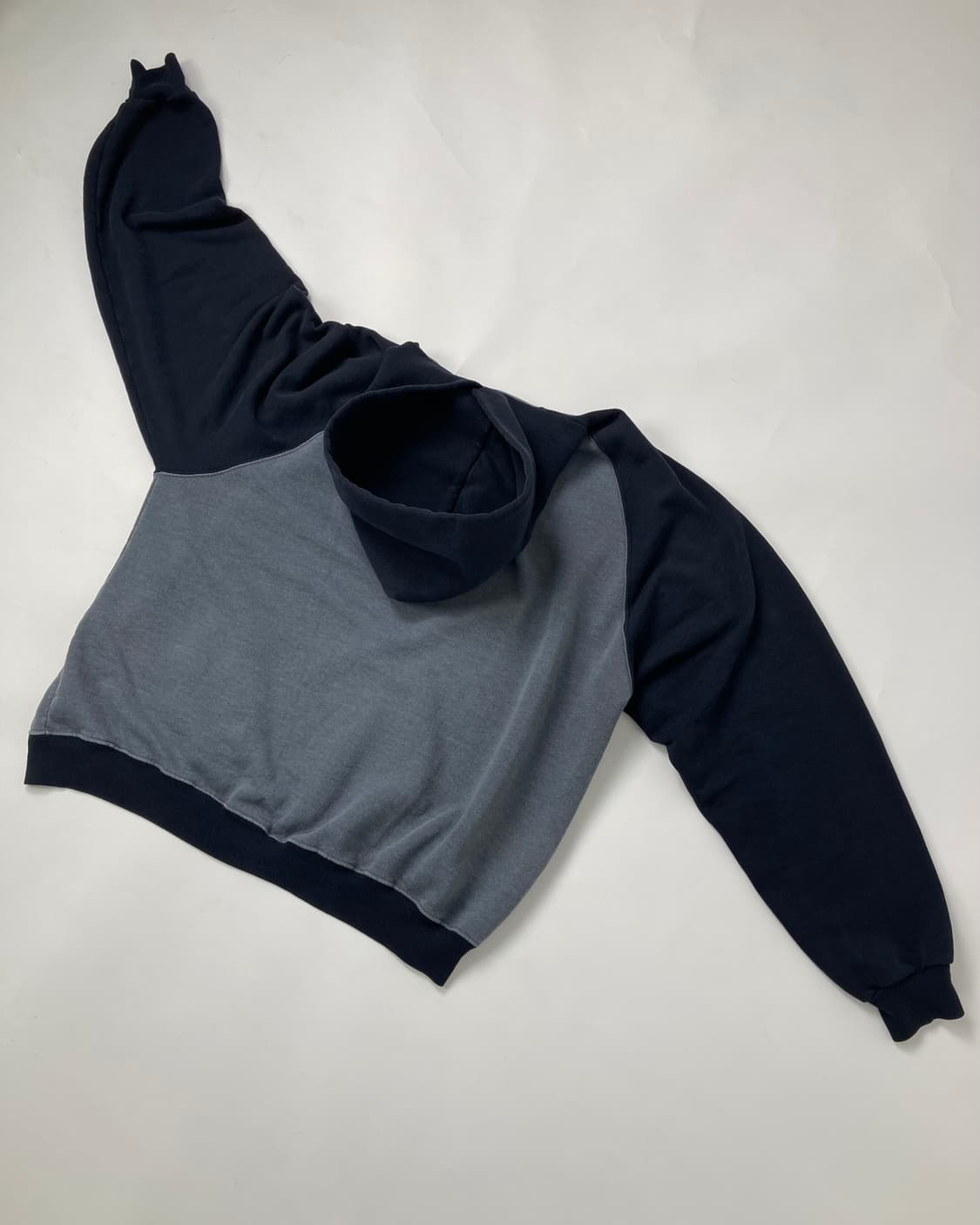 00s Russell Hoodie (grey/black) 상품이미지2